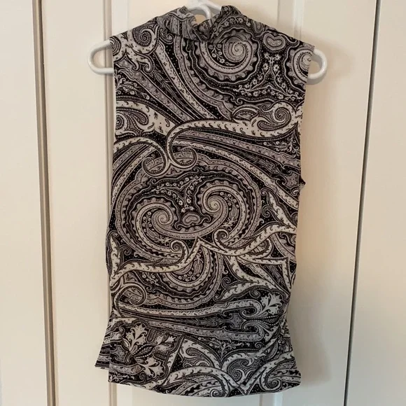 White House Black Market Paisley Top - Large - Picture 6 of 8